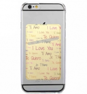 Porte Carte adhésif pour smartphone Love Letters