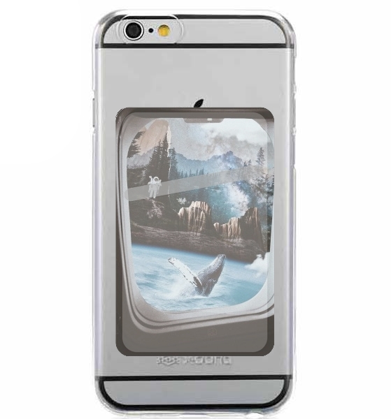 Porte Carte adhésif pour smartphone Man & The Whale II
