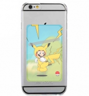 Porte Carte adhésif pour smartphone Mario mashup Pikachu Impact-hoo!