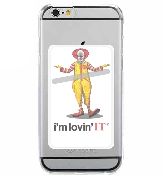 Porte Carte adhésif pour smartphone Mcdonalds Im lovin it - Clown Horror