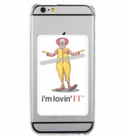 Porte Carte adhésif pour smartphone Mcdonalds Im lovin it - Clown Horror