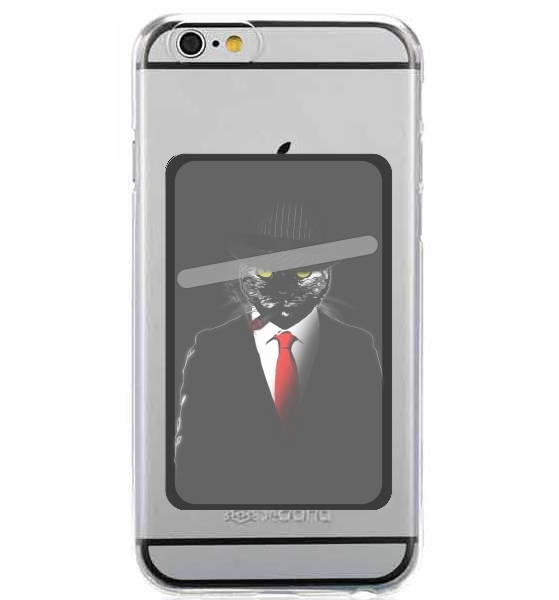 Porte Carte adhésif pour smartphone Mobster Cat