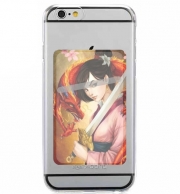 Porte Carte adhésif pour smartphone Mulan Warrior Princess