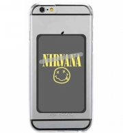 Porte Carte adhésif pour smartphone Nirvana Smiley