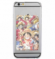 Porte Carte adhésif pour smartphone One Piece Luffy