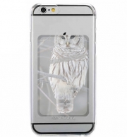 Porte Carte adhésif pour smartphone owl bird on a branch