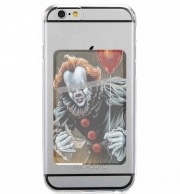 Porte Carte adhésif pour smartphone Pennywise Ca Clown Red Ballon
