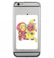 Porte Carte adhésif pour smartphone Pikachu x Deadpool