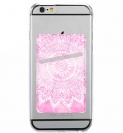 Porte Carte adhésif pour smartphone Pink Bohemian Boho Mandala