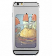 Porte Carte adhésif pour smartphone Plankton burger