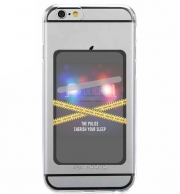 Porte Carte adhésif pour smartphone Police Crime Siren