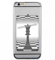 Porte Carte adhésif pour smartphone Queen Chess