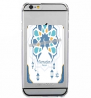 Porte Carte adhésif pour smartphone Ramadan Kareem Blue