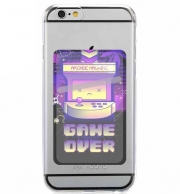 Porte Carte adhésif pour smartphone Retro Game Over
