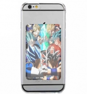 Porte Carte adhésif pour smartphone Rivals for life Goku x Vegeta