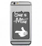 Porte Carte adhésif pour smartphone She's mine - Elle est à Moi Amour Amoureux