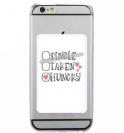 Porte Carte adhésif pour smartphone Single Taken Hungry