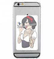 Porte Carte adhésif pour smartphone Snow White Tattoo Bird