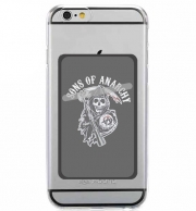 Porte Carte adhésif pour smartphone Sons Of Anarchy Skull Moto