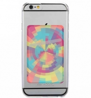 Porte Carte adhésif pour smartphone Spiral of colors