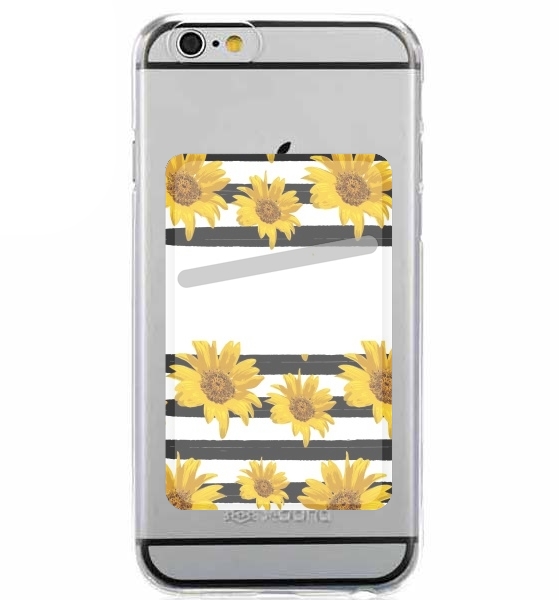 Porte Carte adhésif pour smartphone Sunflower Name