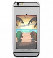 Porte Carte adhésif pour smartphone Sunset on Dream Island