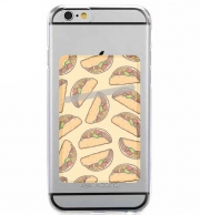 Porte Carte adhésif pour smartphone Taco seamless pattern mexican food