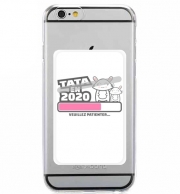 Porte Carte adhésif pour smartphone Tata 2020 Cadeau Annonce naissance