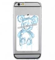 Porte Carte adhésif pour smartphone Teddy Bear Bleu