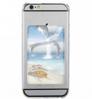Porte Carte adhésif pour smartphone The Heart Of The Dolphins