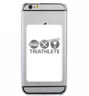 Porte Carte adhésif pour smartphone Triathlète Apéro du sport