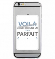 Porte Carte adhésif pour smartphone Voila a quoi ressemble le coach parfait