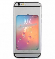 Porte Carte adhésif pour smartphone wild spirit