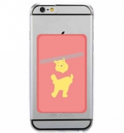 Porte Carte adhésif pour smartphone Winnie The pooh Abstract