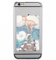 Porte Carte adhésif pour smartphone Winter Goat