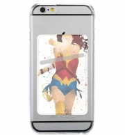 Porte Carte adhésif pour smartphone Wonder Girl