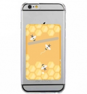 Porte Carte adhésif pour smartphone Yellow hive with bees