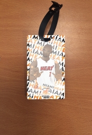 Attache adresse pour bagage Basketball Stars: Chris Bosh - Miami Heat