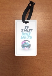 Attache adresse pour bagage Be Smart Think Weird 2