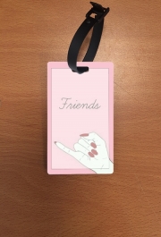 Attache adresse pour bagage BFF Best Friends Pink Friends Side