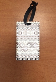 Attache adresse pour bagage BROWN TRIBAL NATIVE