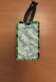 Attache adresse pour bagage Camouflage Militaire Vert