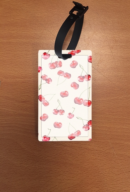Attache adresse pour bagage Cherry Pattern