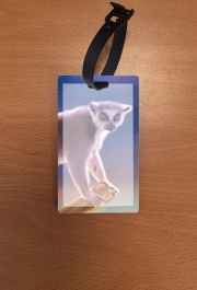 Attache adresse pour bagage Cute painted Ring-tailed lemur