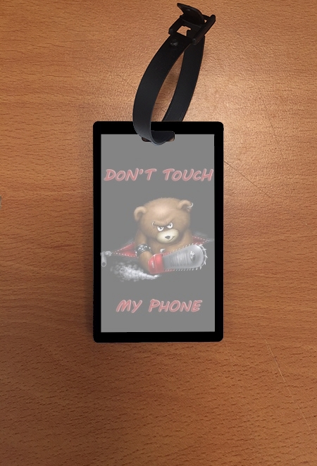 Attache adresse pour bagage Don't touch my phone