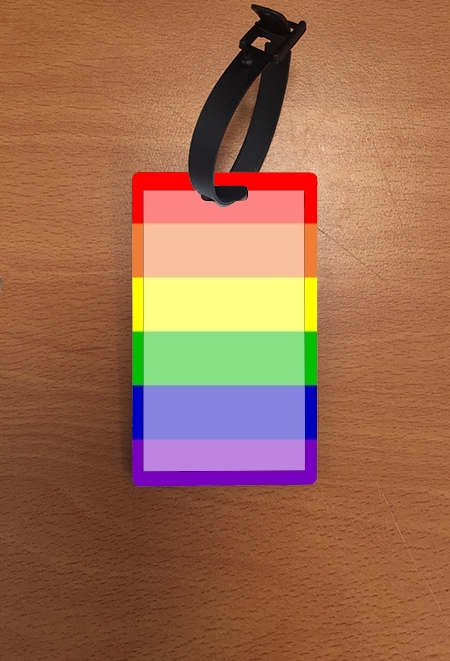 Attache adresse pour bagage Drapeau Arc En Ciel Gay - Rainbow flag