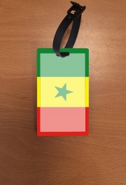 Attache adresse pour bagage Drapeau Senegal