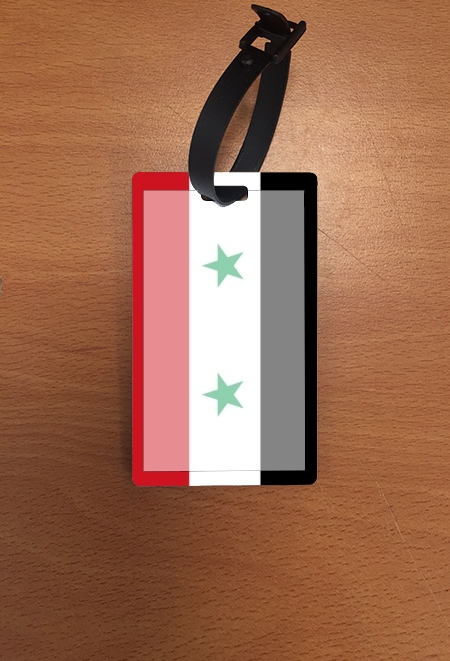 Attache adresse pour bagage Drapeau Syrie