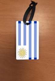 Attache adresse pour bagage Drapeau Uruguay