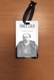 Attache adresse pour bagage Emile Zola